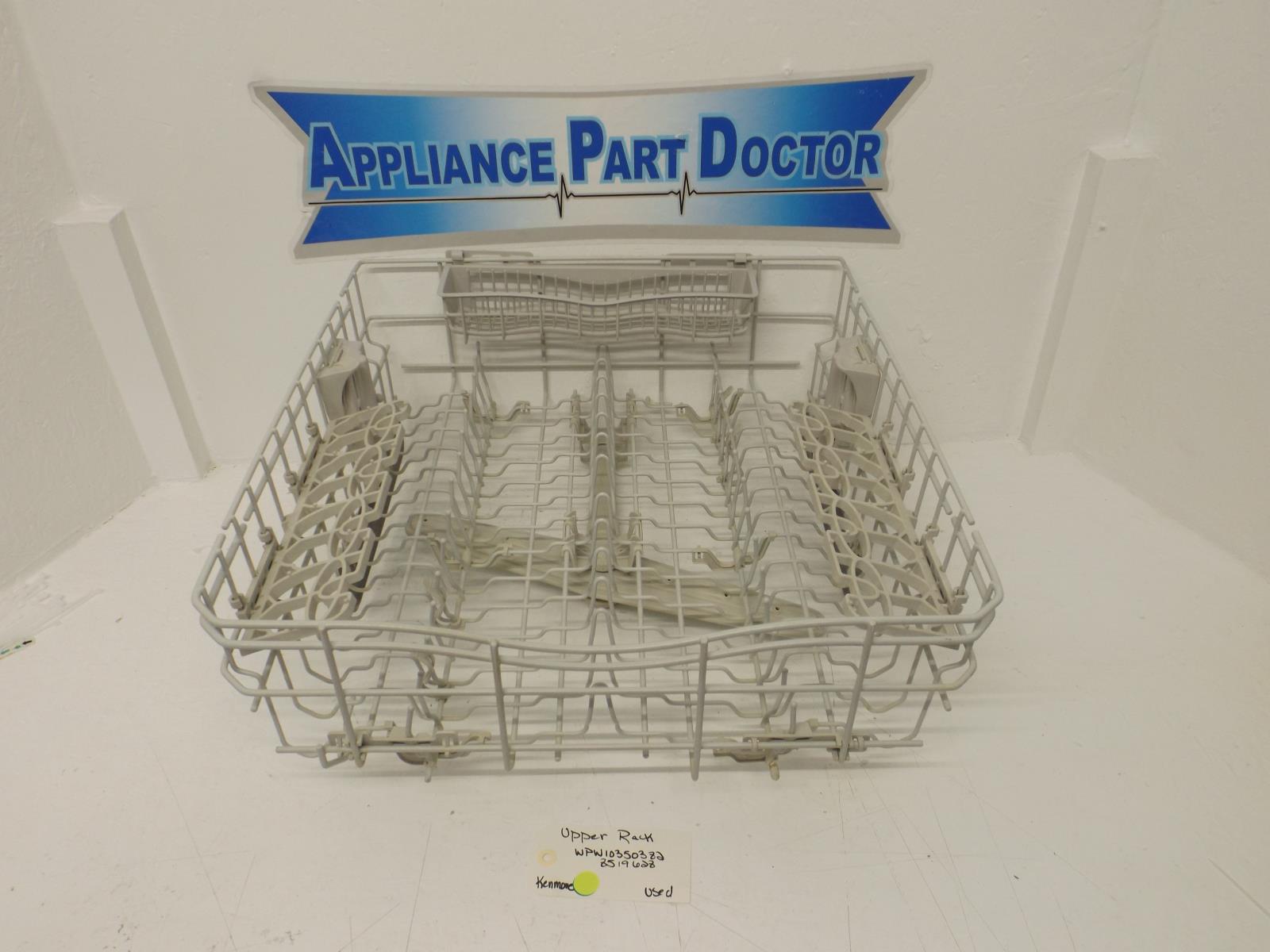 Kenmore Dishwasher WPW10350382 8519628 Upper Rack Used Kenmore Dishwasher WPW10350382 8519628 Upper Rack Used